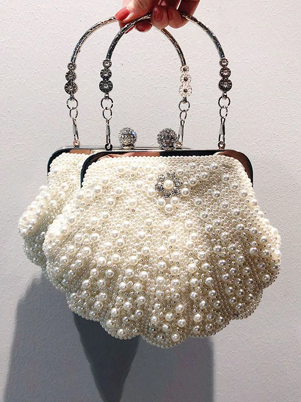 1950S Sweet Pearl Vintage Handbag