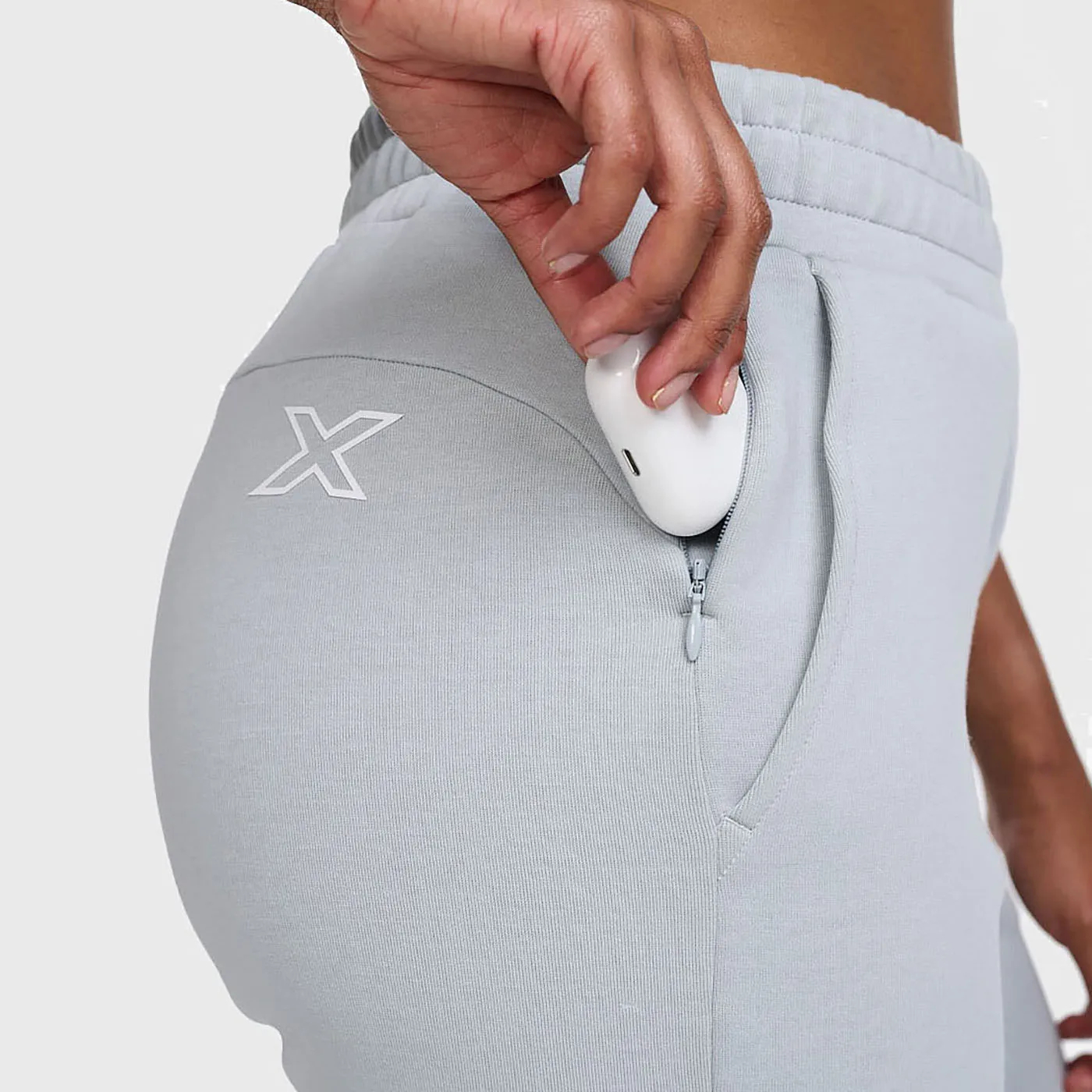 2XU - Commute Trackpants - Harbor Mist/White