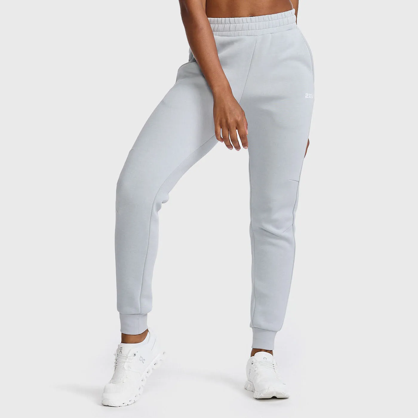 2XU - Commute Trackpants - Harbor Mist/White