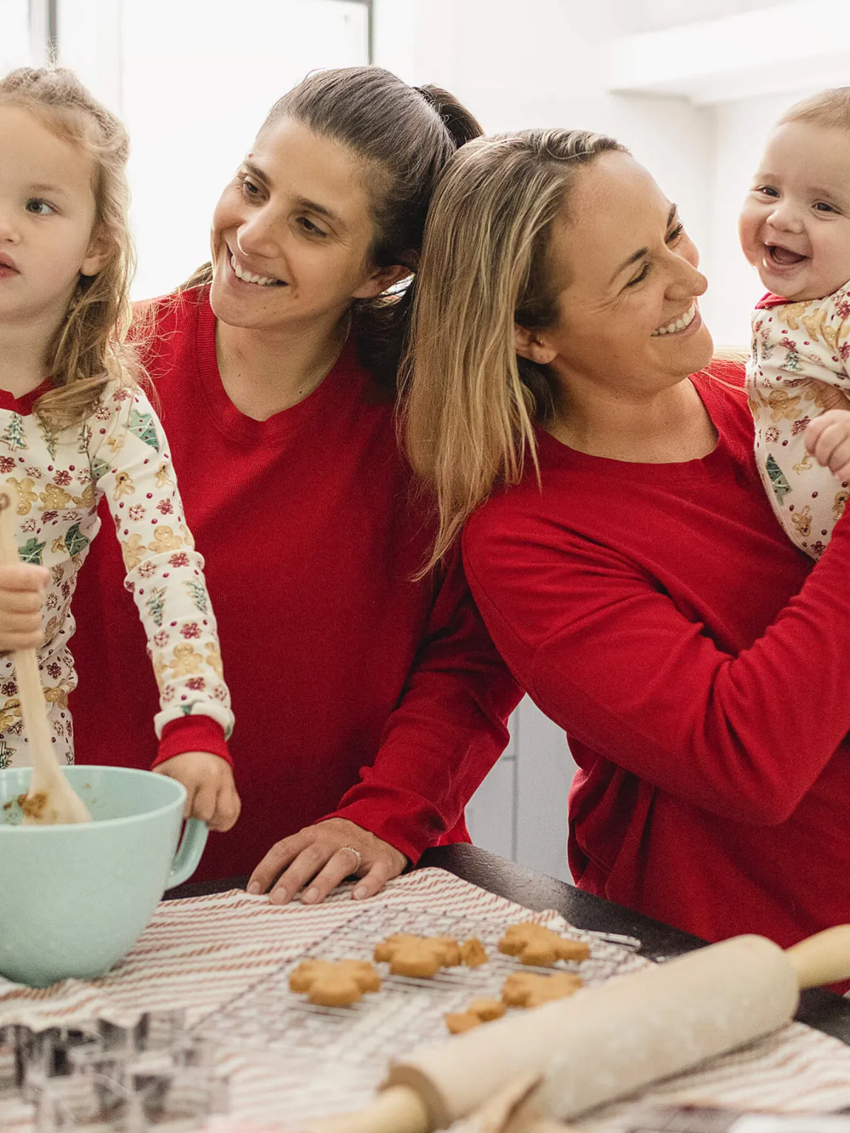 Adult Women's Tee & Jogger Pajama Set, Gingerbread Fair Isle