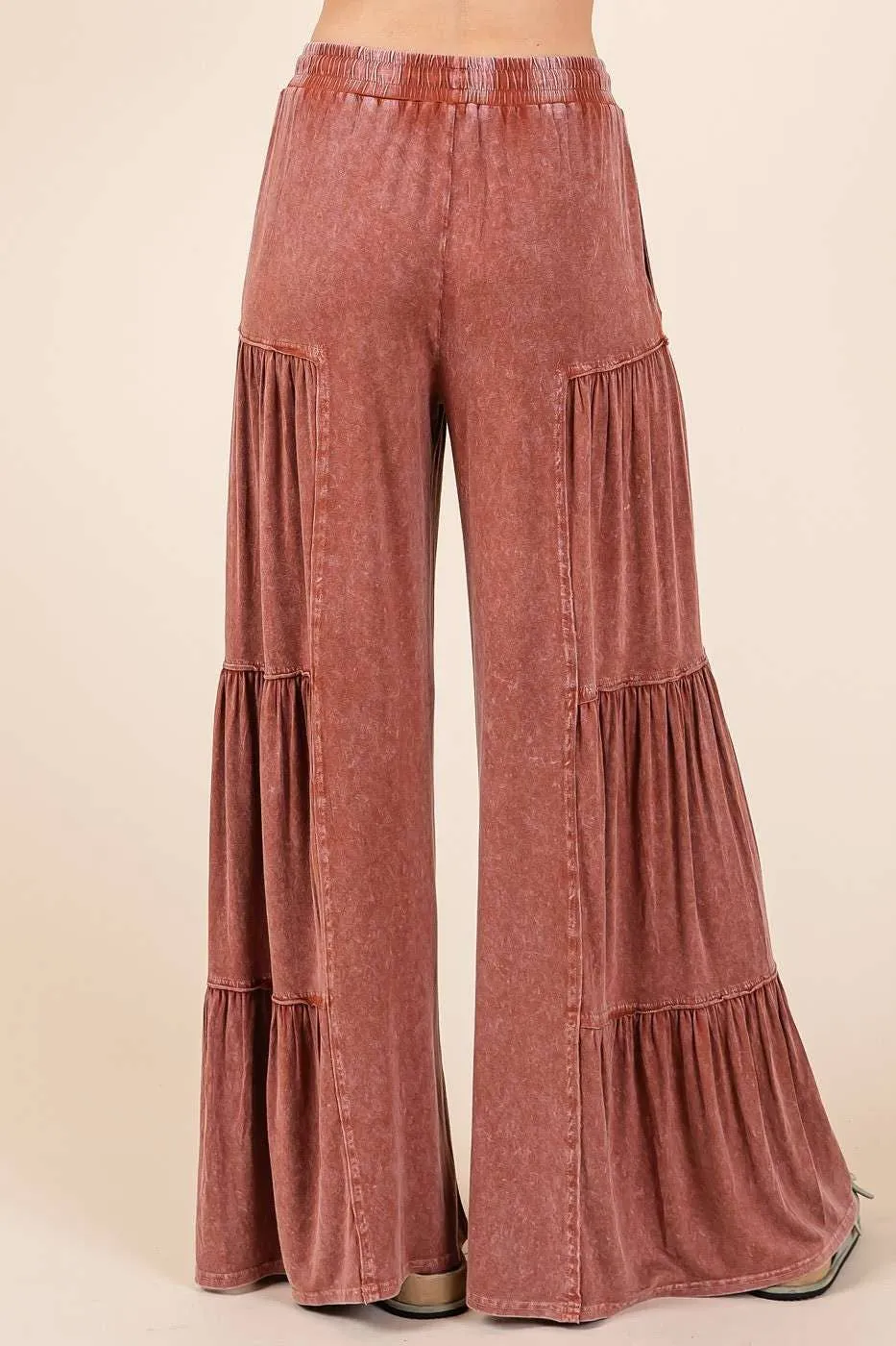 Allison Wide Leg Mineral Wash Pants