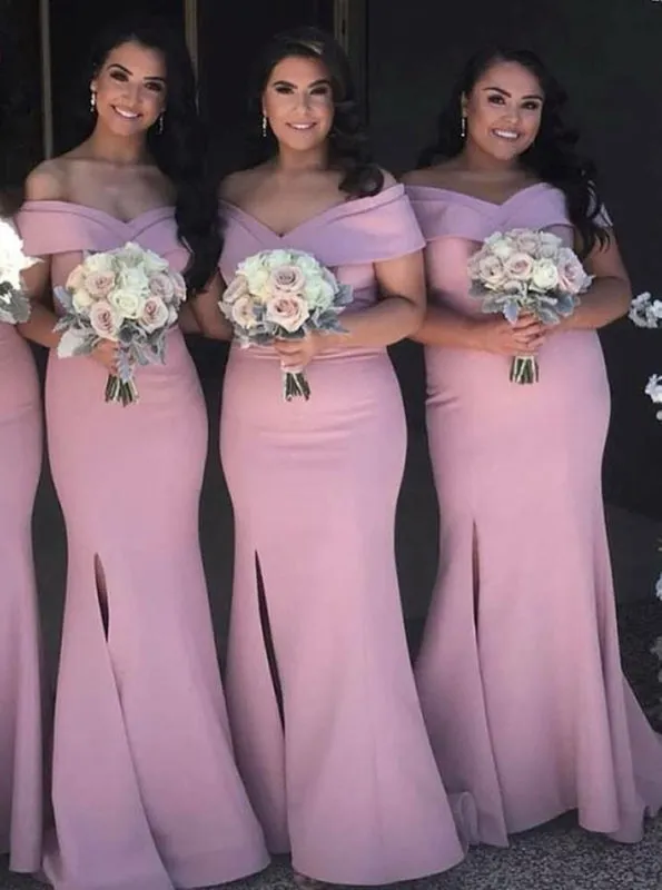 Amazing Mermaid Satin Bridesmaid Dress