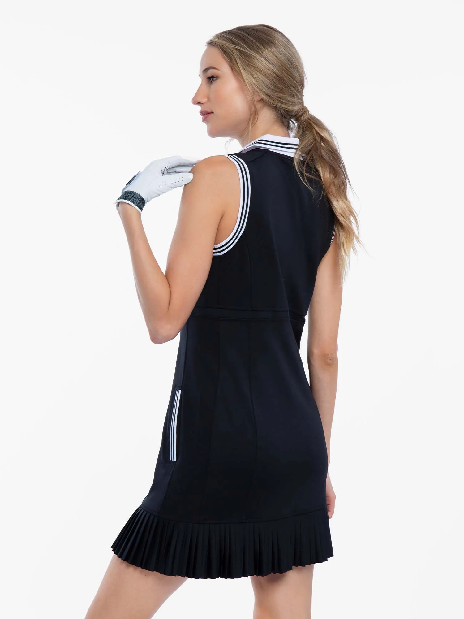 Aubrey Golf Dress - Black/White