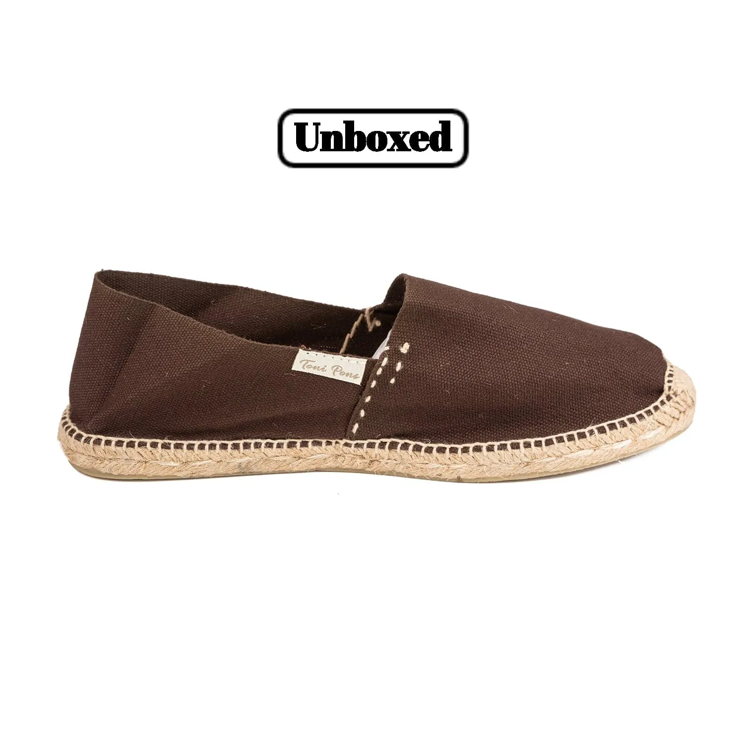 Basic Cotton Blend Espadrilles for Men - Jute