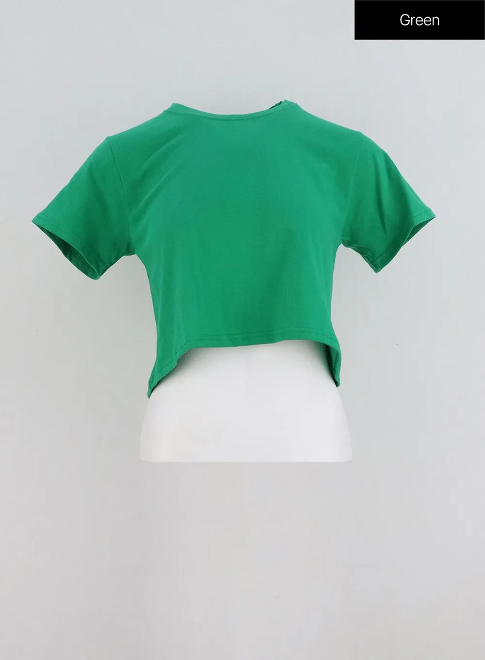 Basic Cotton Crop Tee IG313