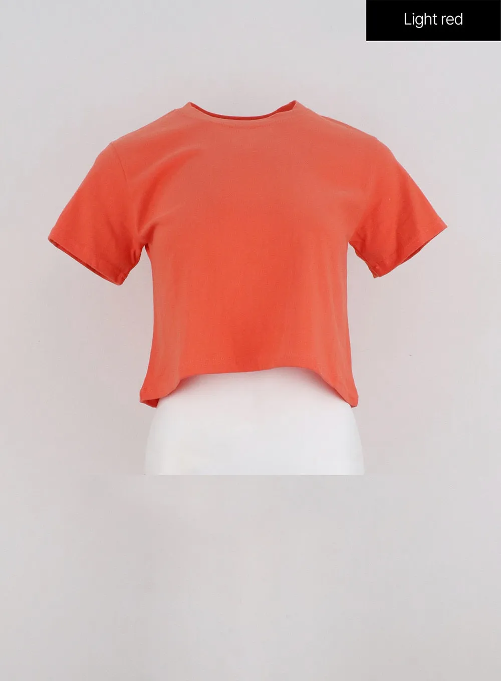 Basic Cotton Crop Tee IG313