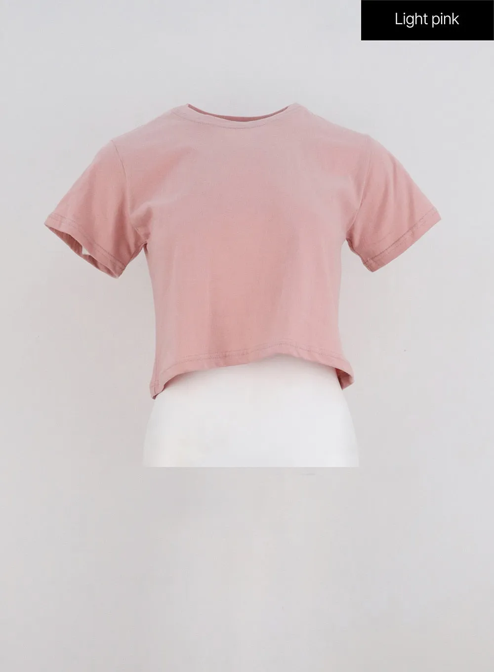 Basic Cotton Crop Tee IG313