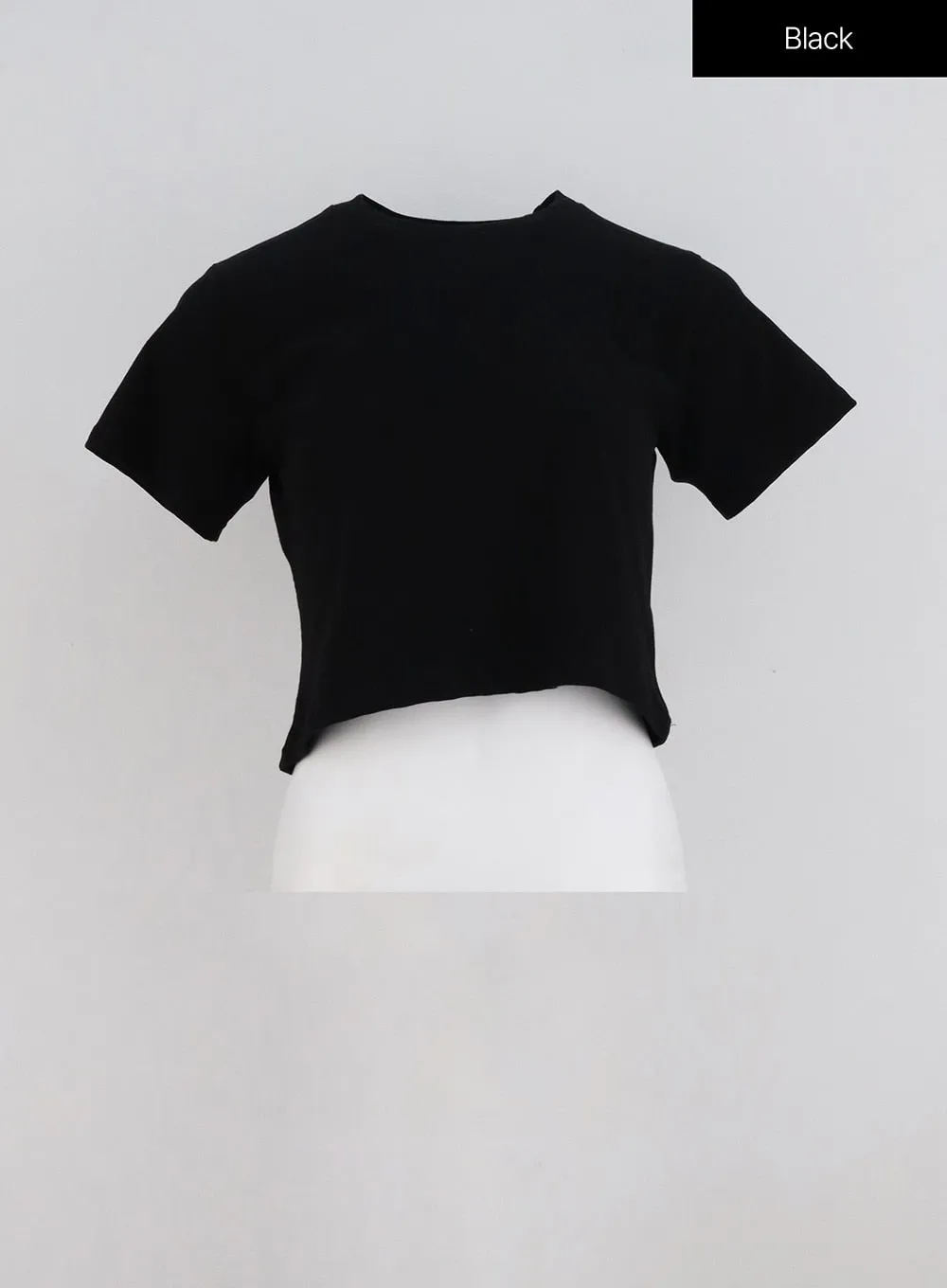 Basic Cotton Crop Tee IG313