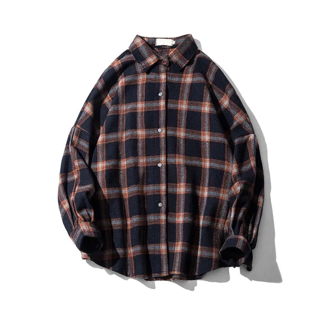 Block Plaid Vintage Shirt