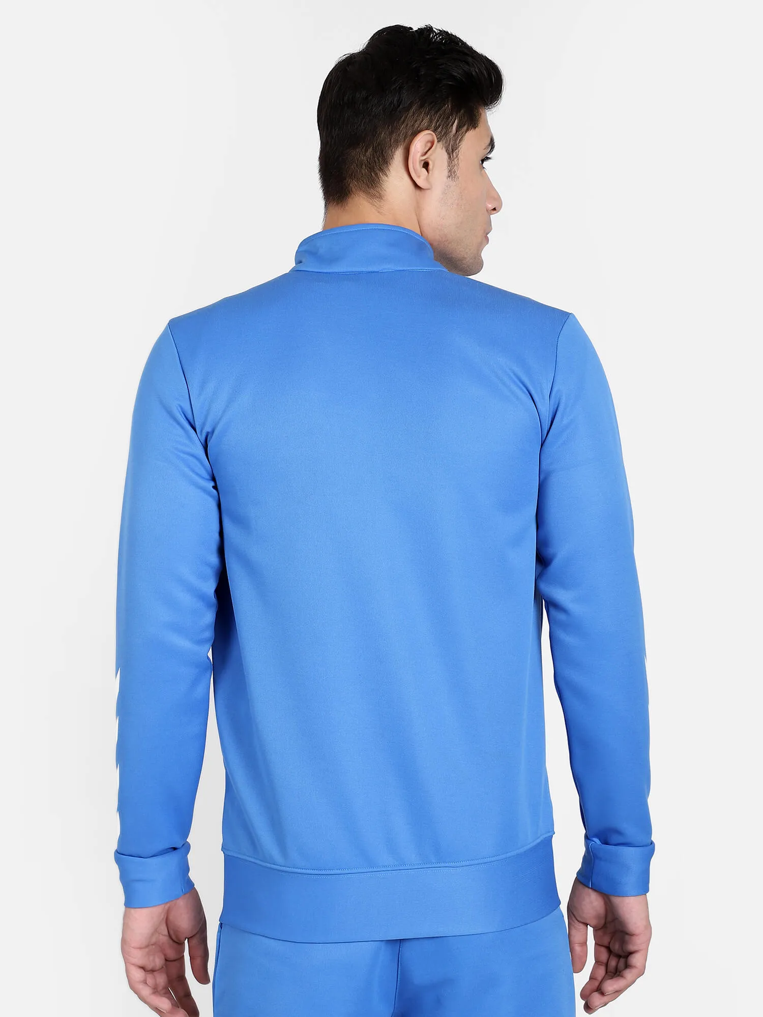 Blue Breeze Men Polyester Blue Jacket