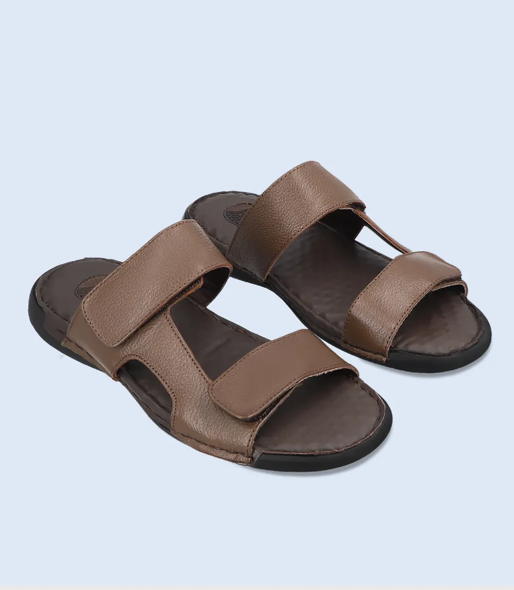 BM4858-KASTANI-Men Comfort Slipper