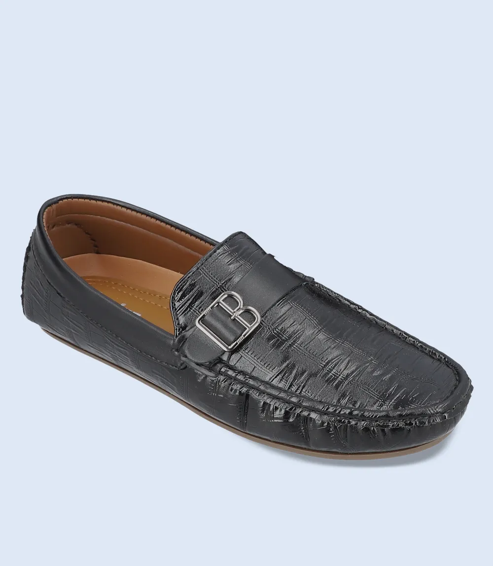 BM5122-BLACK-Men Loafers