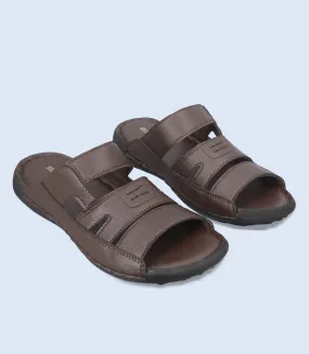 BM5494-BROWN-Men Casual Slipper