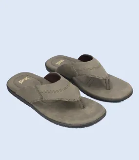 BM5556-OLIVE-Men Casual Chappal