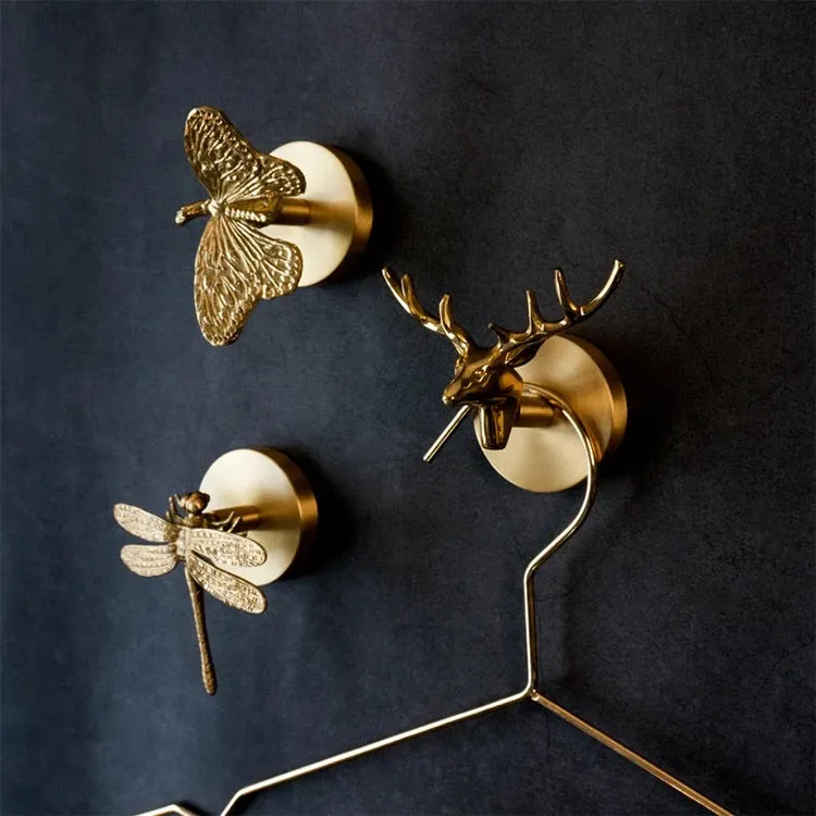 Brass Coat Hooks