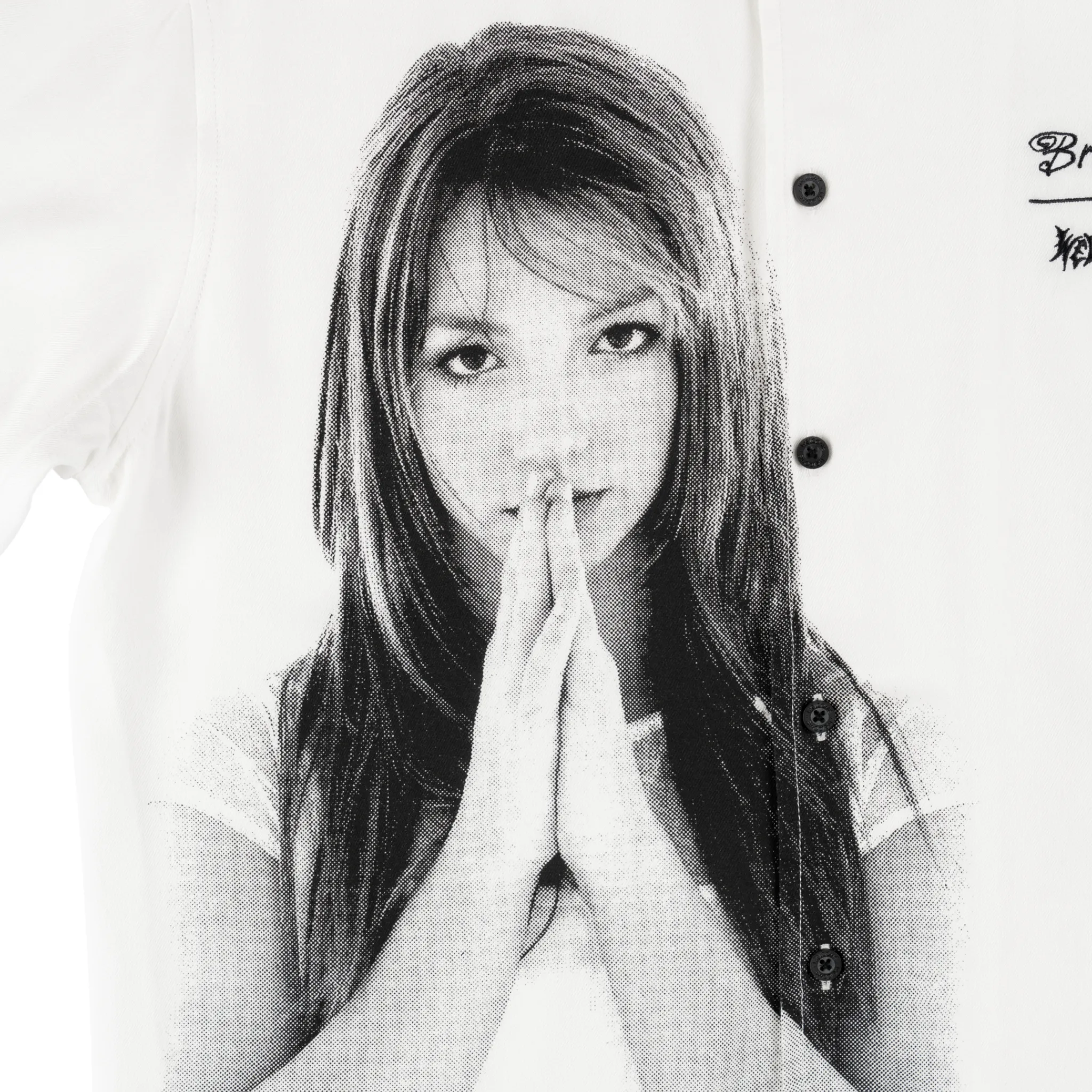 Britney Spears X Welcome - Rayon Photo Shirt - White