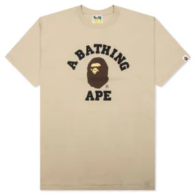 College Tee - Beige