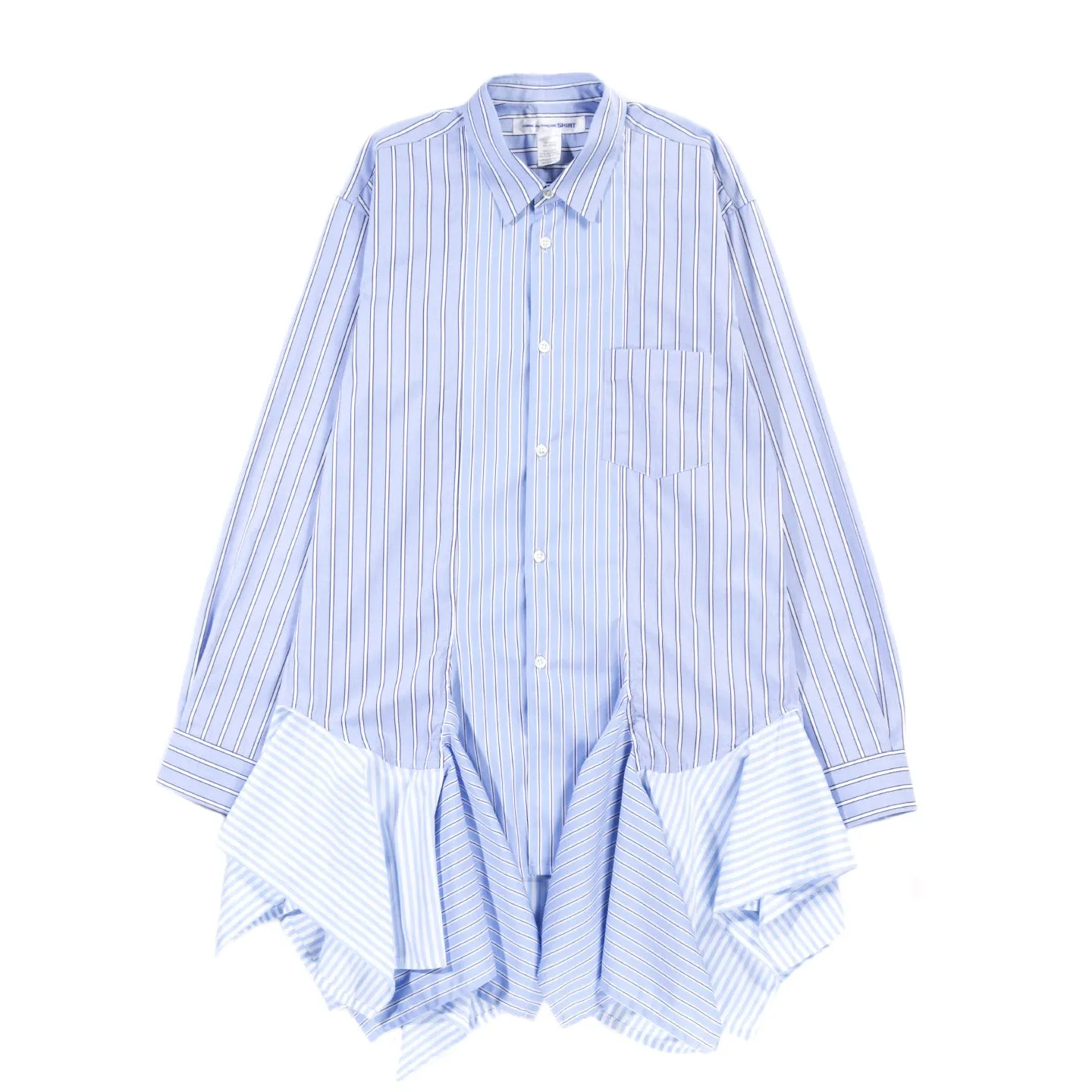 COMME DES GARCONS SHIRT B038 LONG SHIRT STRIPE MIX