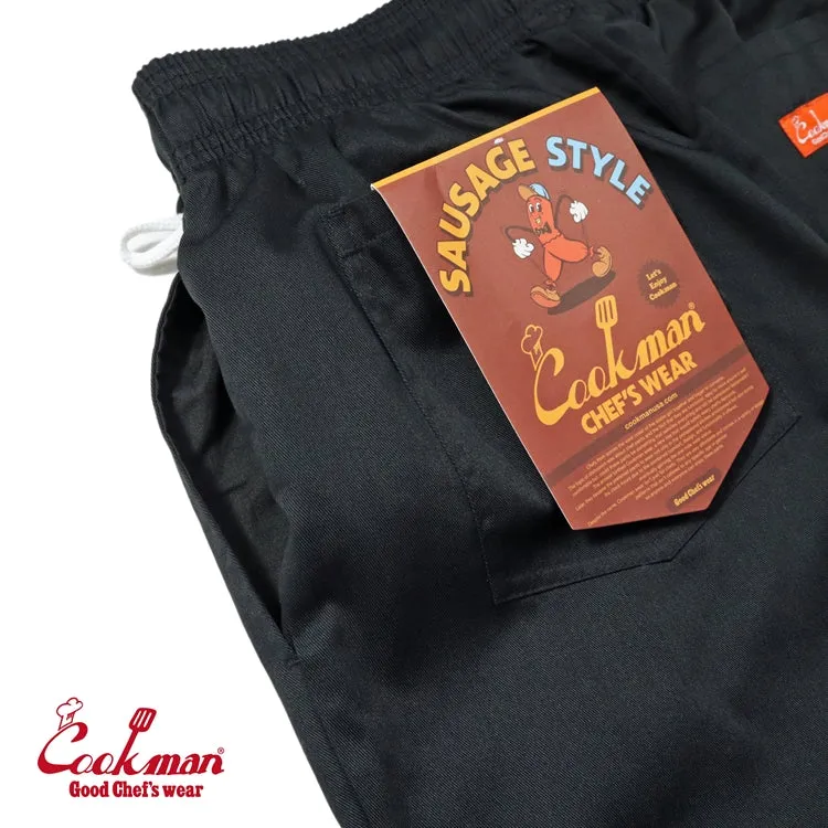 Cookman Chef Pants - Sausage Style : Over Cooked Black