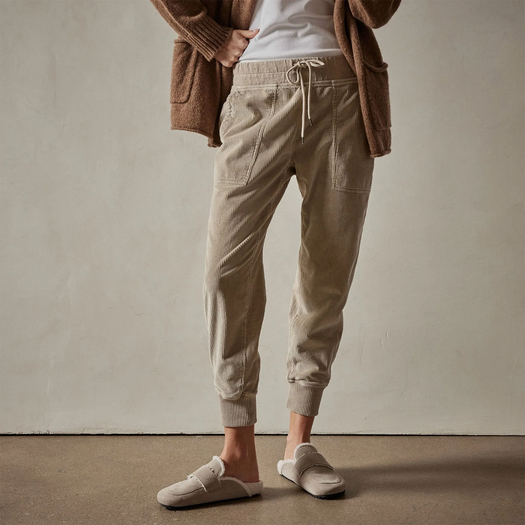 Corduroy Utility Pant - Toast Pigment