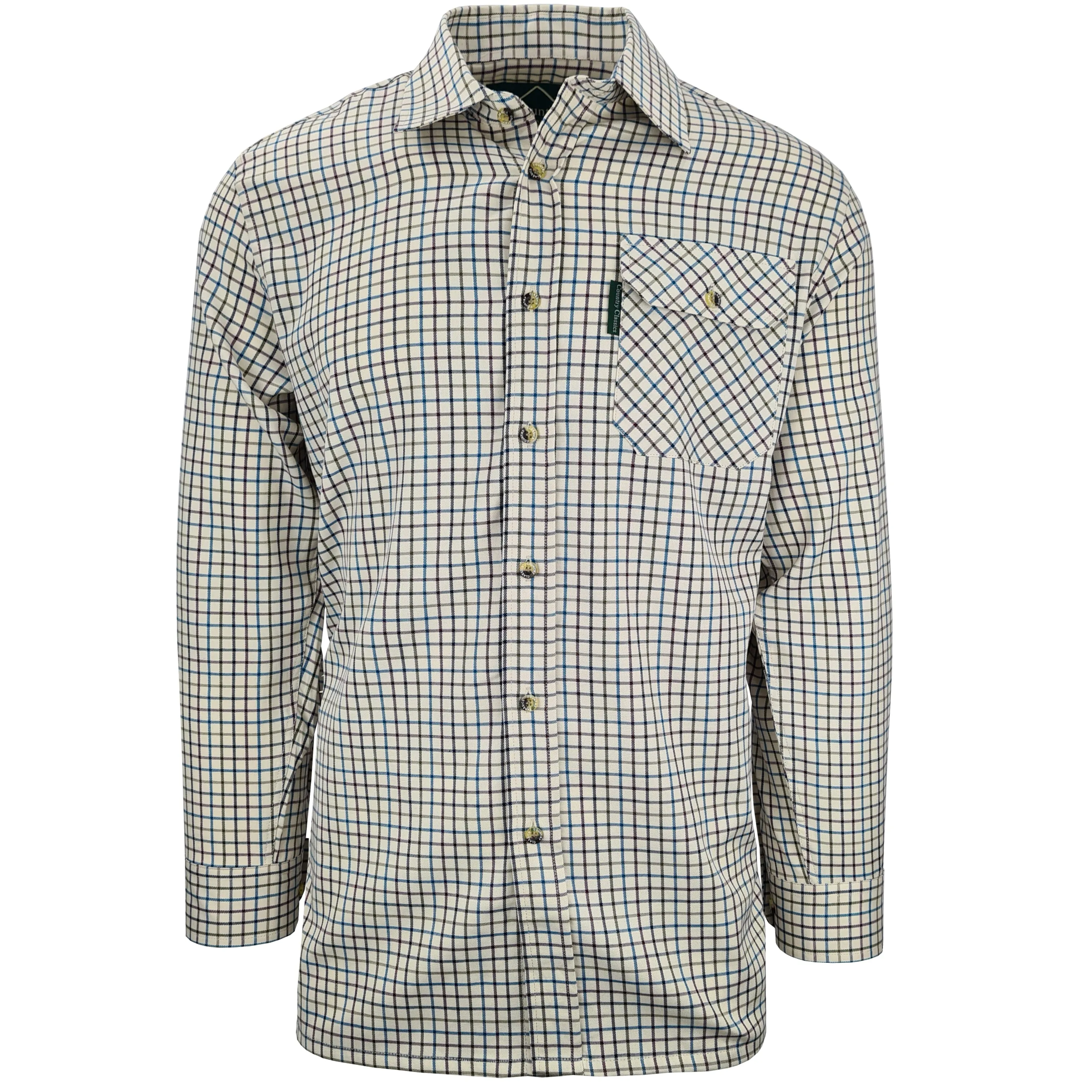 Country Classics Mens Long Sleeve Shirt - Ragley Wine