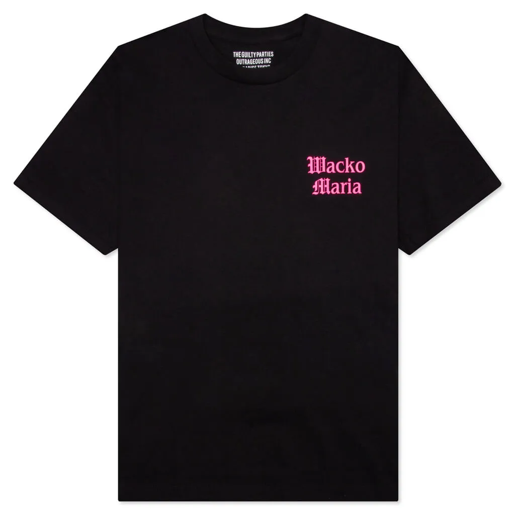 Crewneck T-Shirt Type-10 - Black