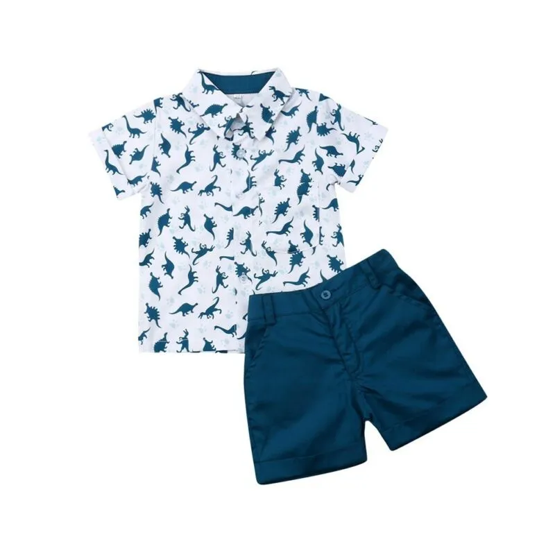 DINOSAUR Blue Summer Outfit