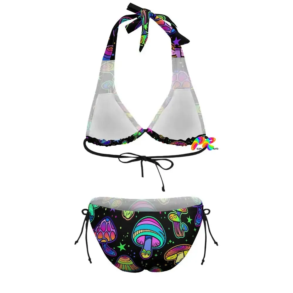 Dreamscape Fungi Rave Plus Size Bikini