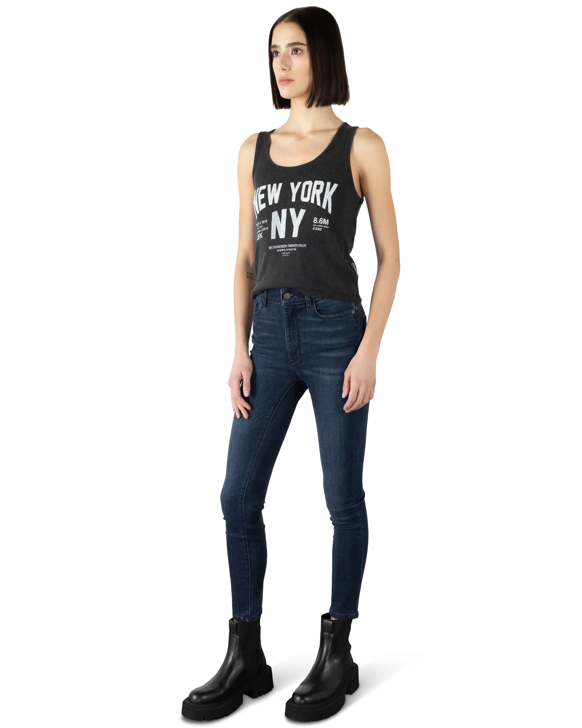 Farrow Skinny High Rise Jeans