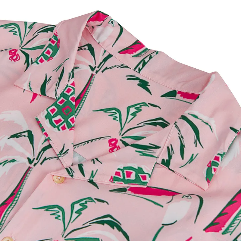 FLAMINGO ALOHA SHIRT