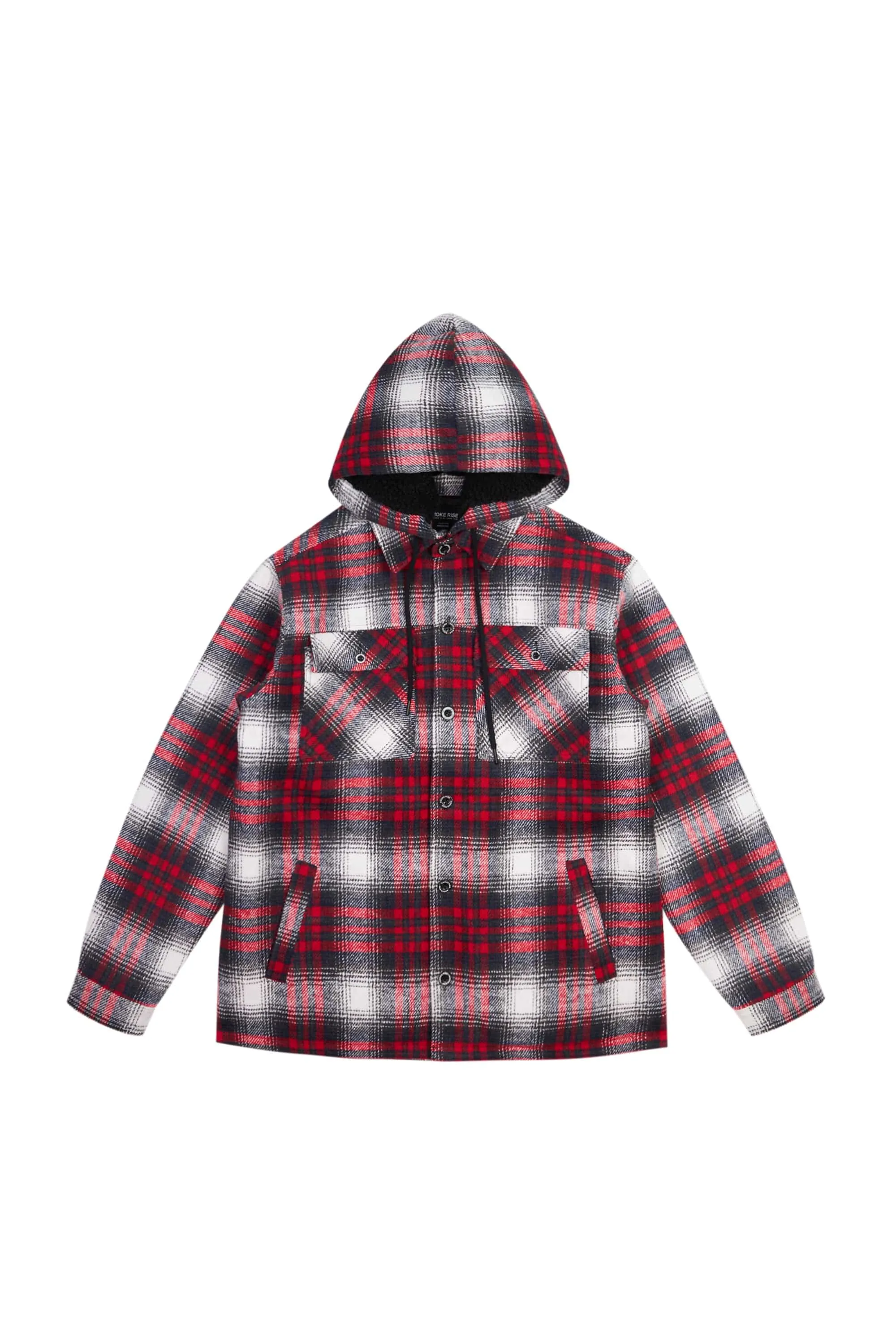 Flannel Shacket - Red