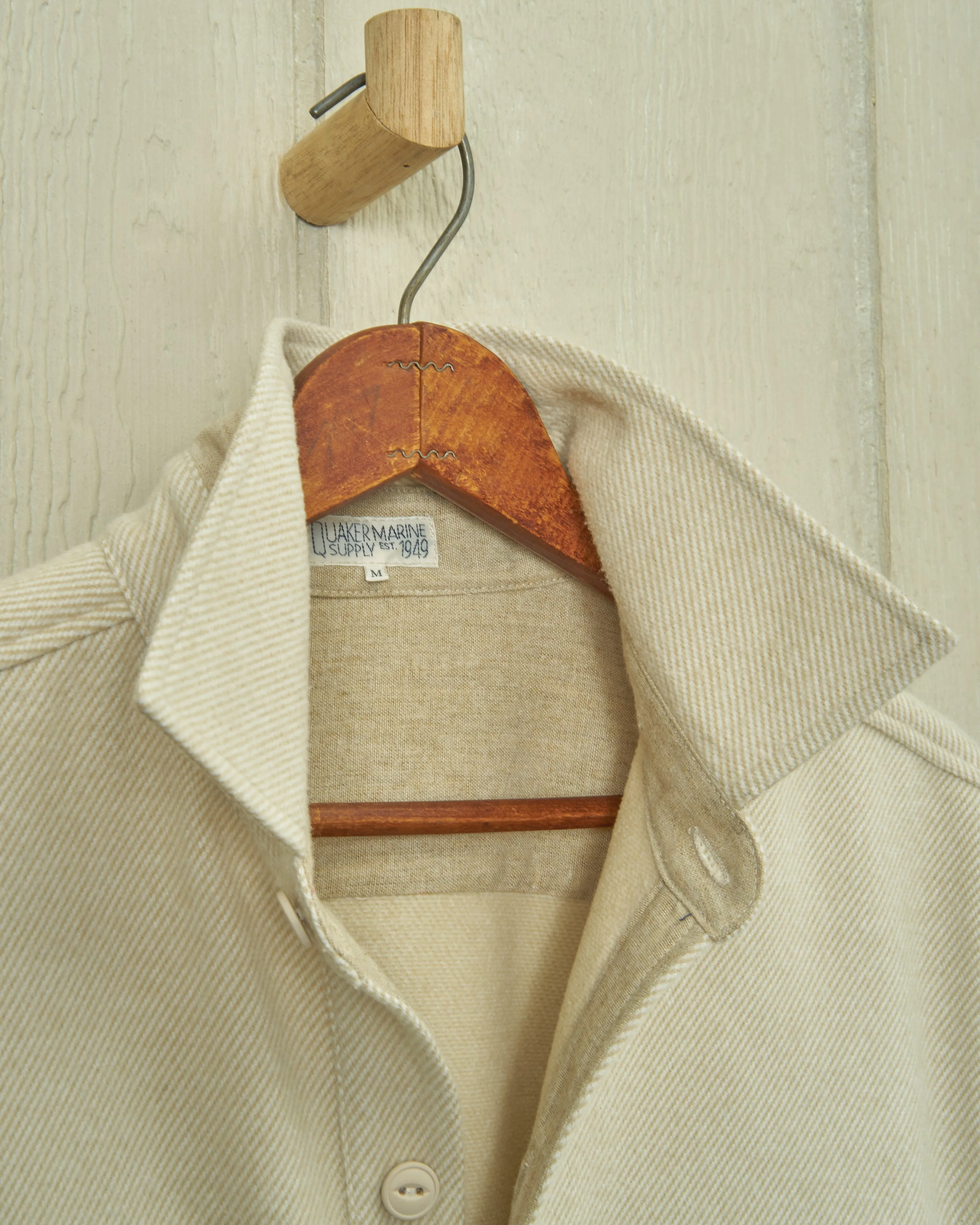 Fleece Overshirt in Sand