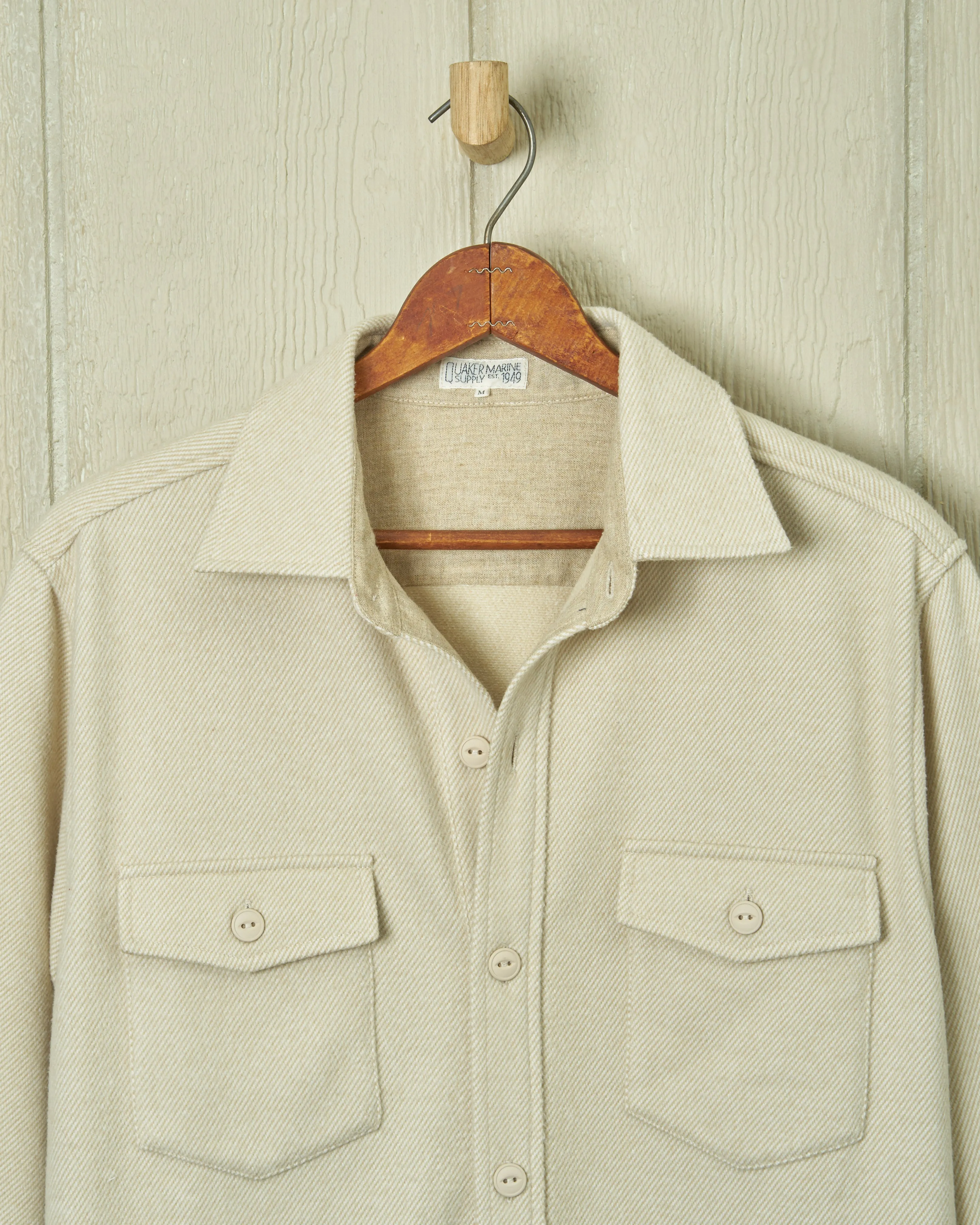 Fleece Overshirt in Sand