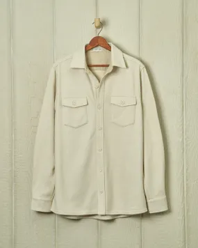 Fleece Overshirt in Sand