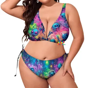 Groove Fest Plus Size Rave Bikini