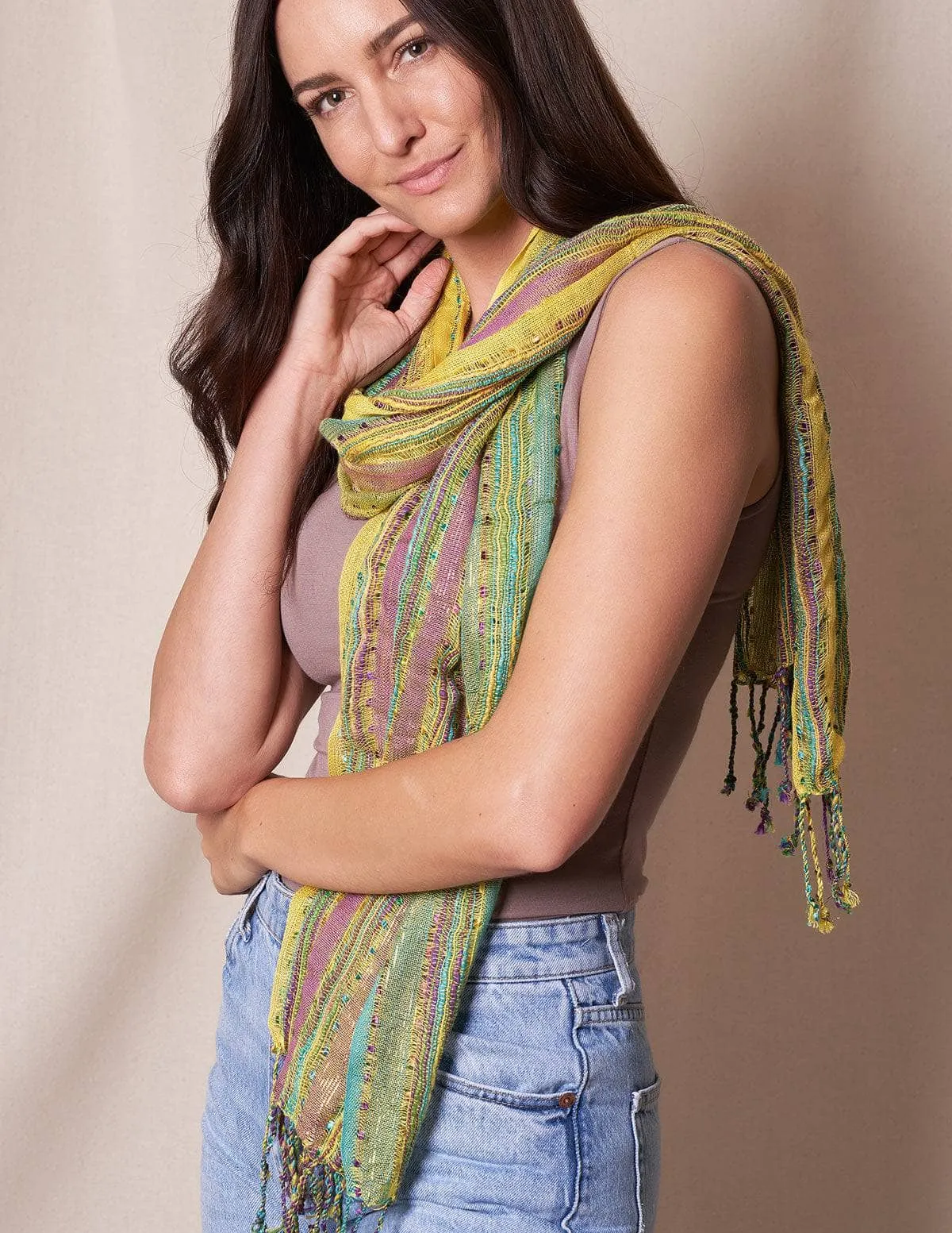 Handwoven Aashvi  Scarf