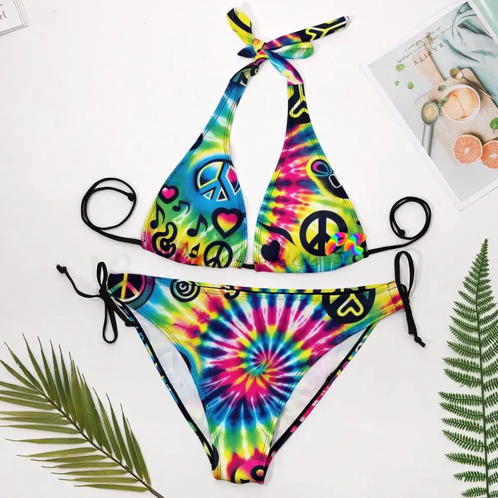 Happy Vibes Rave Plus Size Bikini