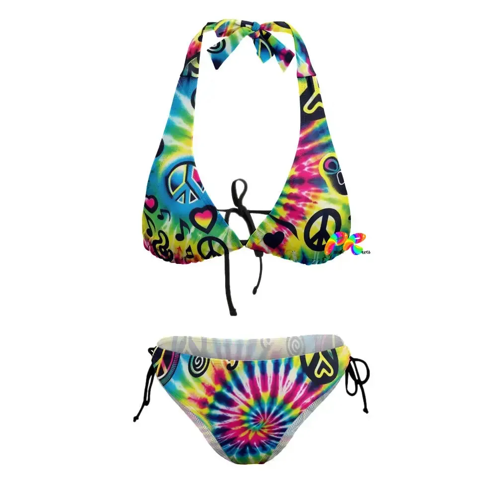 Happy Vibes Rave Plus Size Bikini