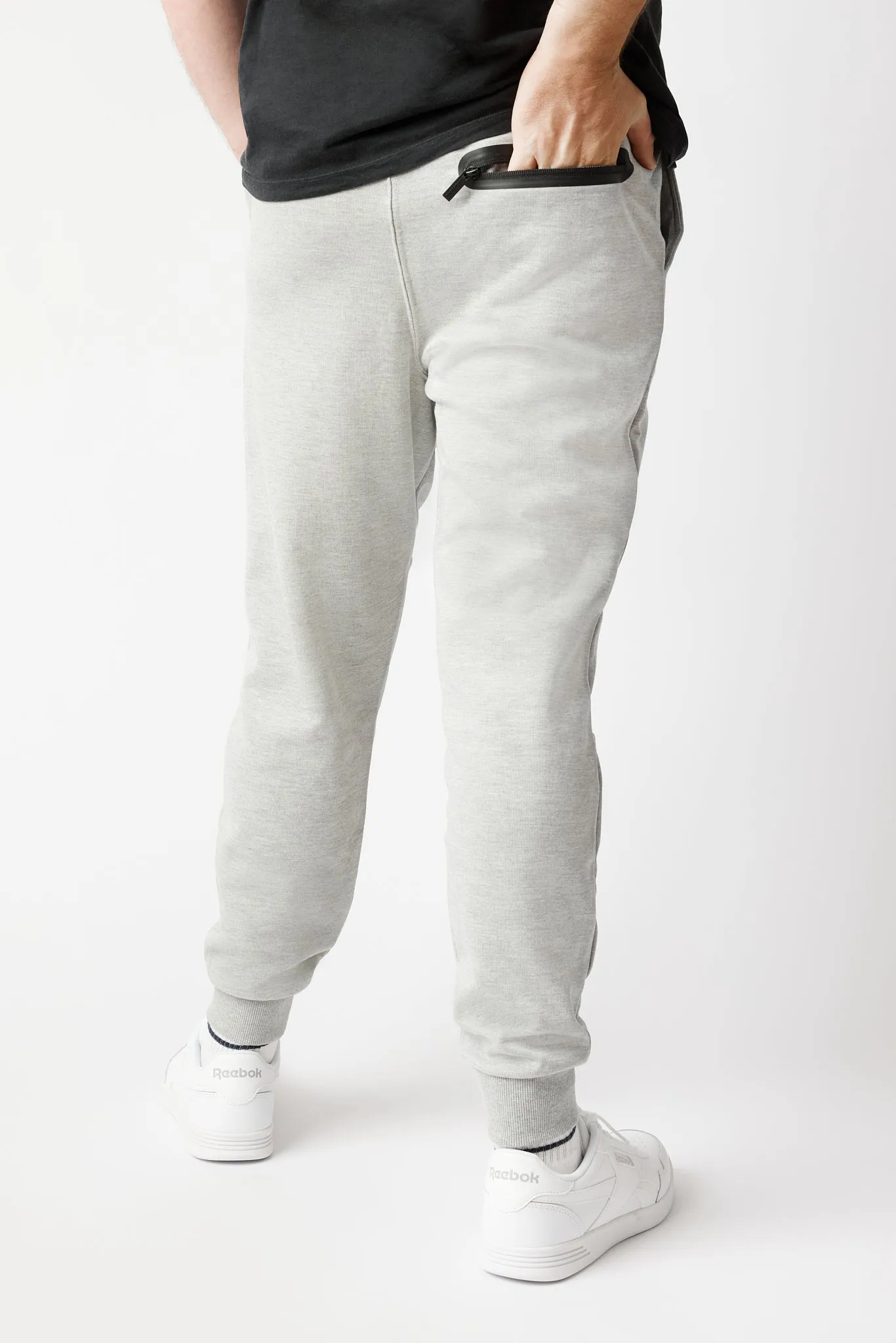 INSPORT MEN'S TEC FLEECE GREY TRACKPANT