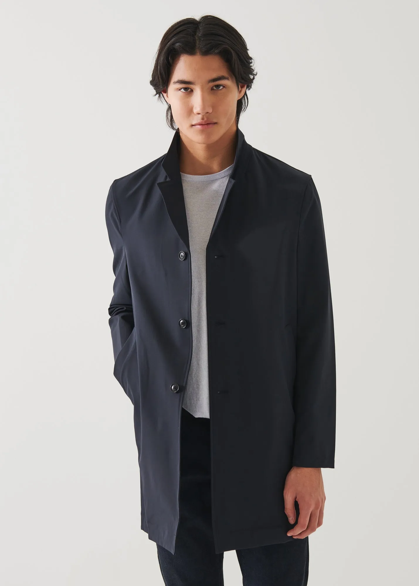 ITALIAN NYLON TRENCH COAT