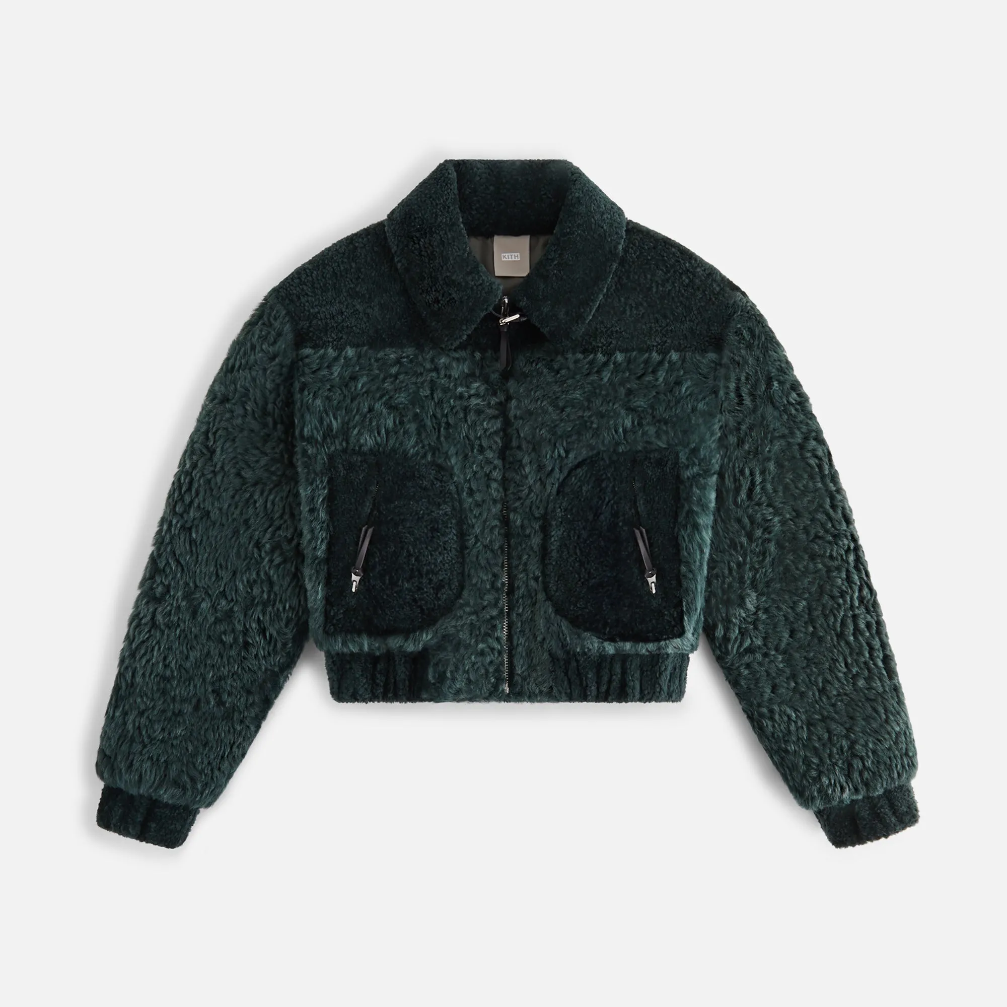 Kith Women Lennox Panelled Shearling Bomber - Machine