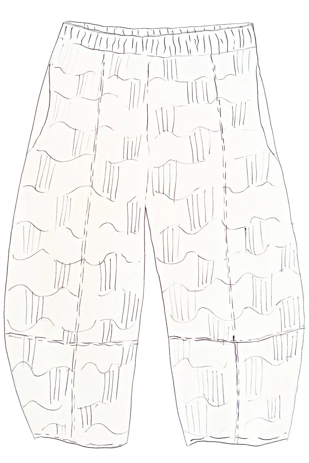 Lantern Textured Pant