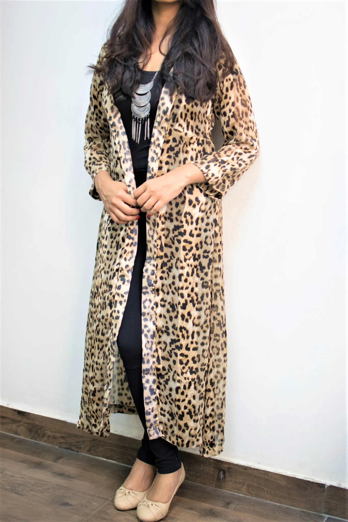 Leopard Print Tux Jacket For Women