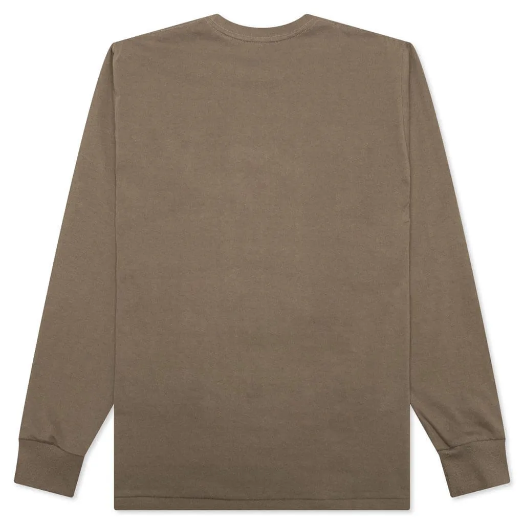 Liquid Camo College L/S Tee - Brown