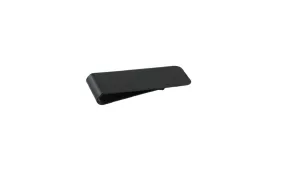 Mens Black 2cms Wide Solid Money Clip