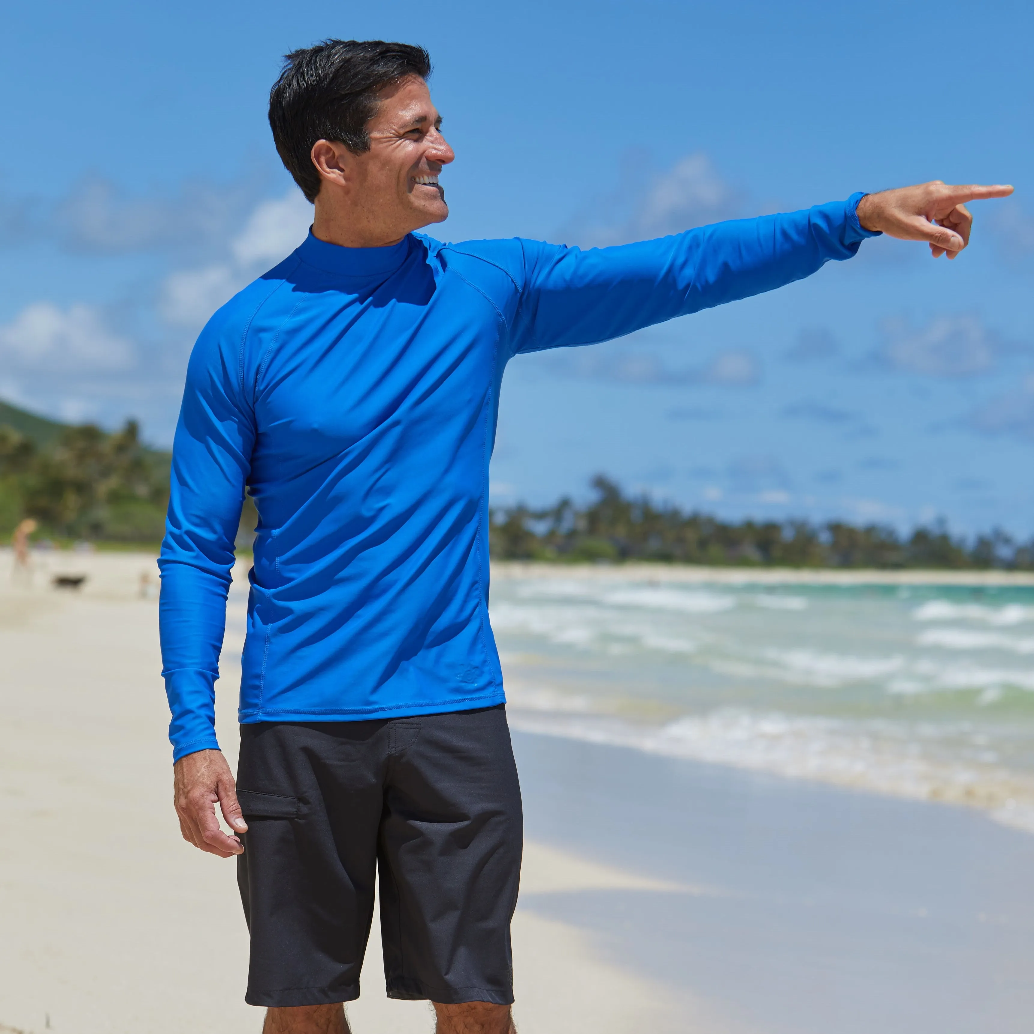 Men's Long Sleeve Active Sun & Swim Shirt