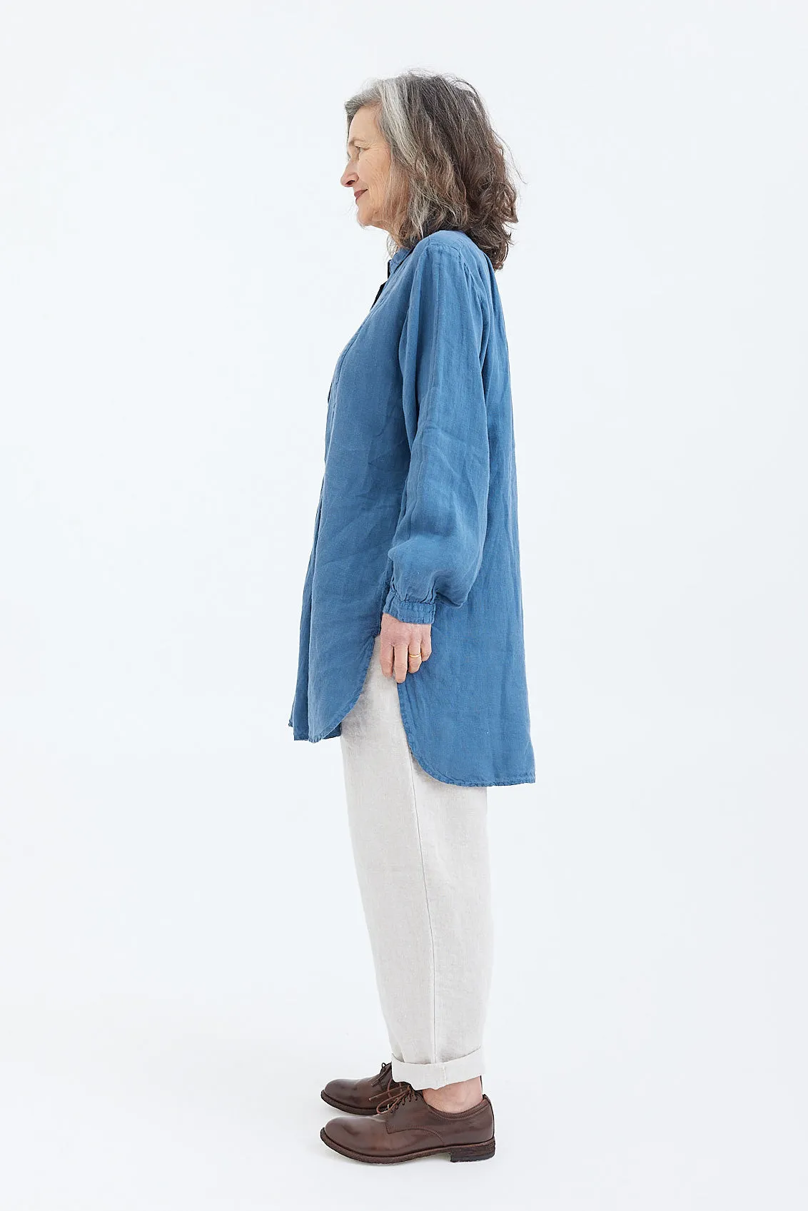 Metta - Francoise Night Shirt - Light Linen