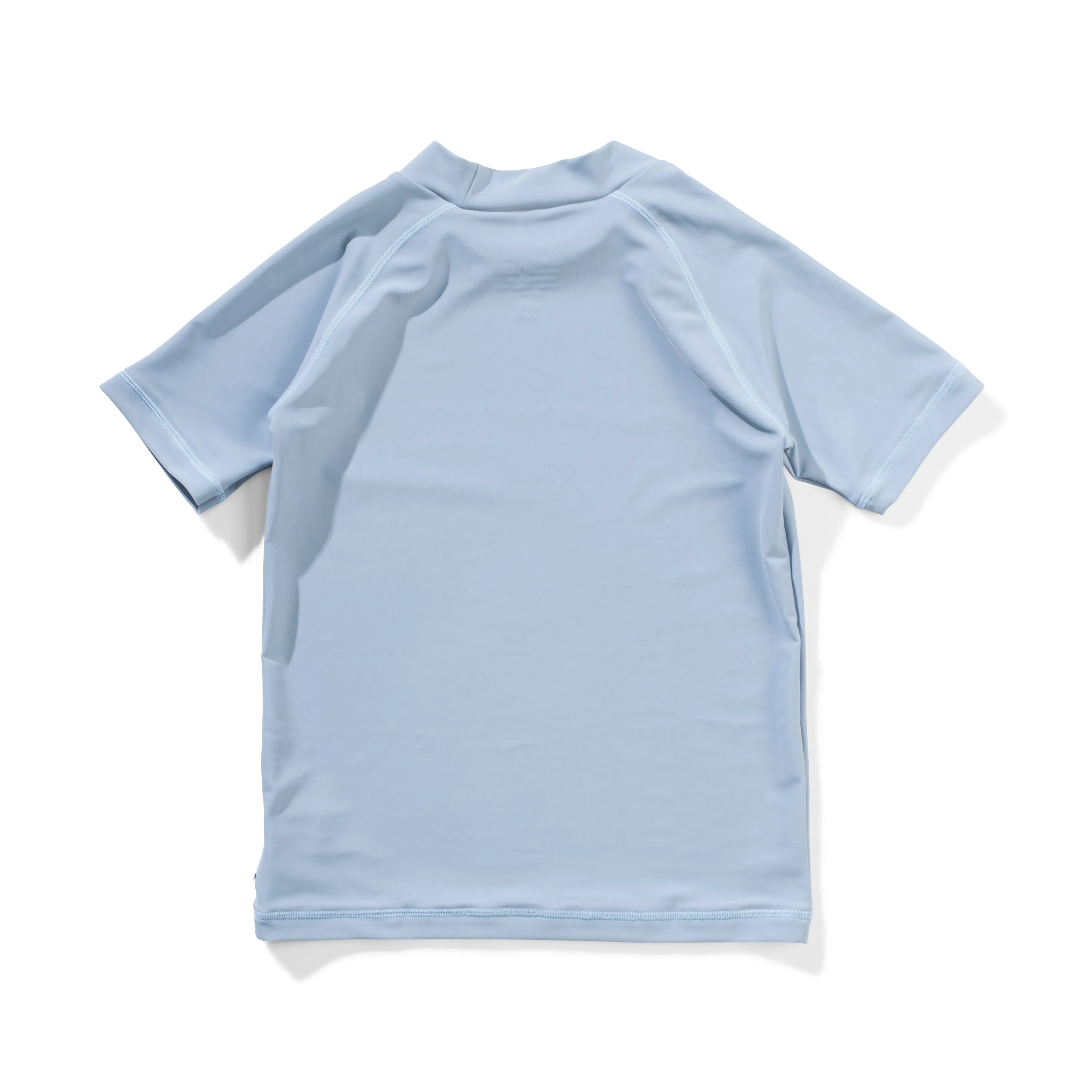 Munster Kids Logo SS Rash Shirt - Mid Blue