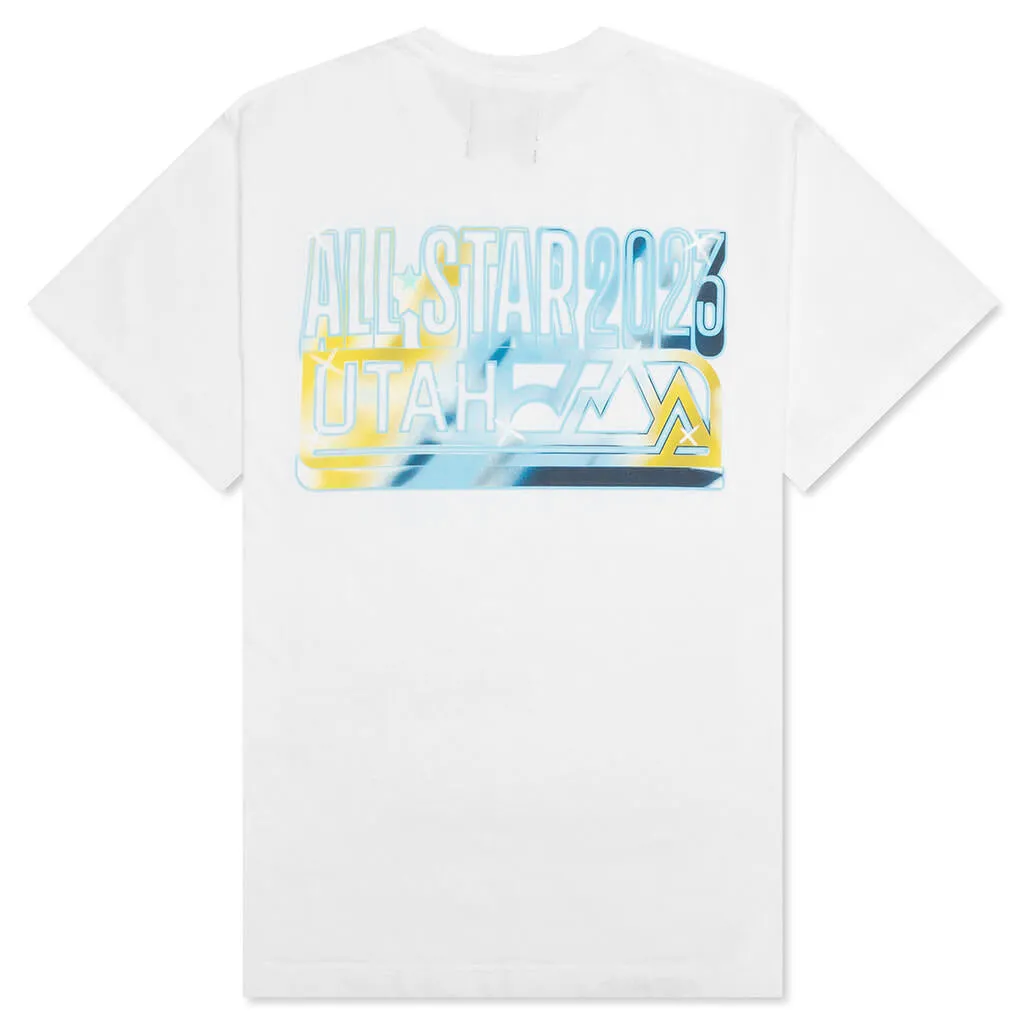 NBA ASG Chrome Tee - White