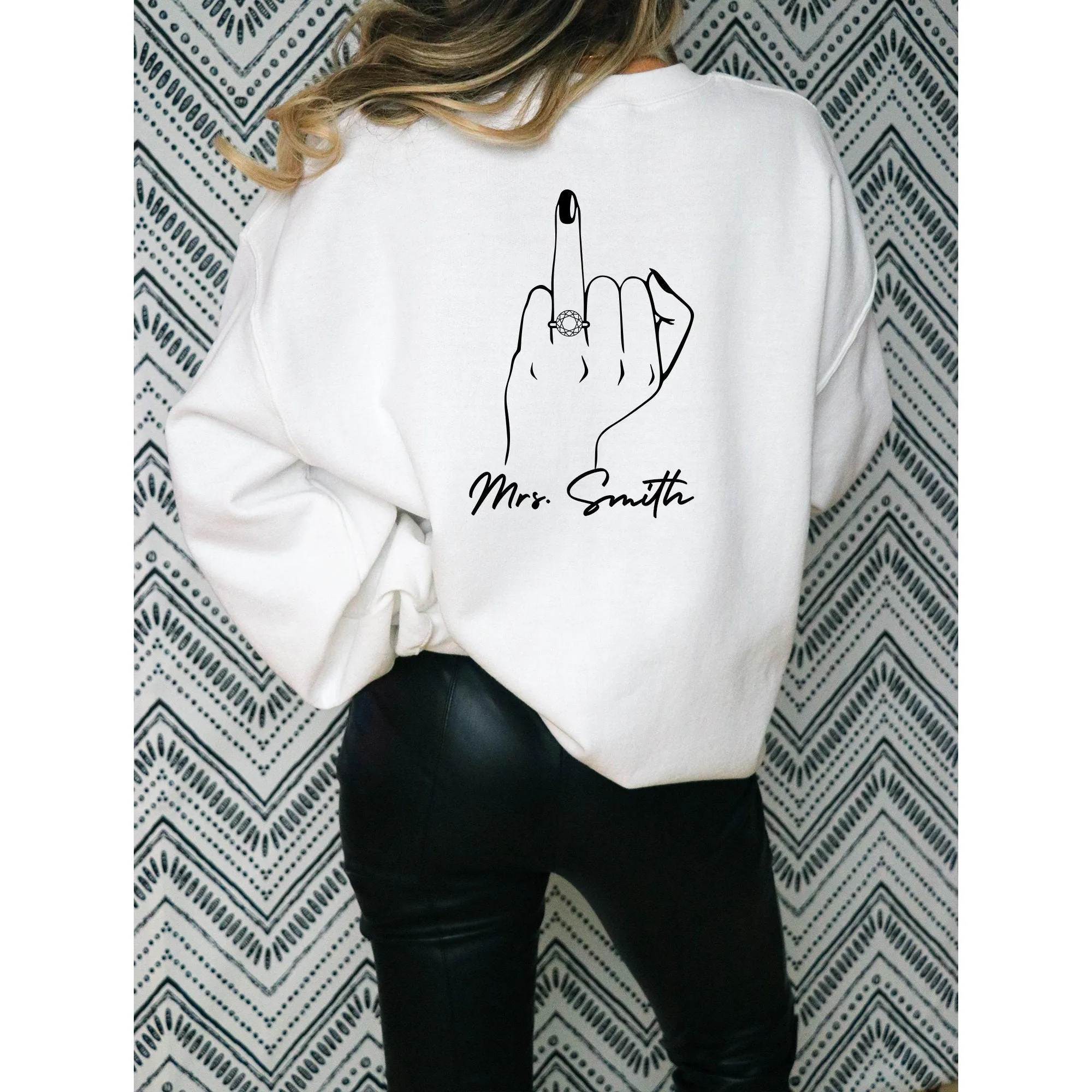 Personalized Bride Sweatshirt